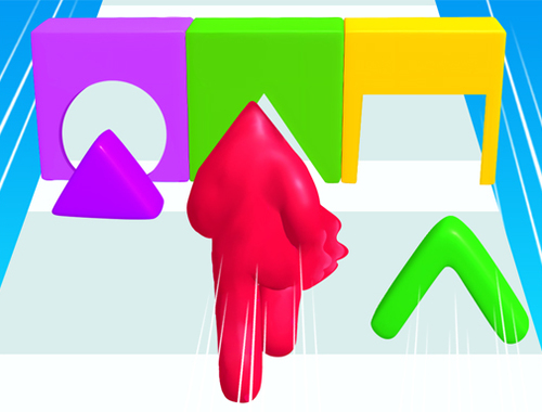 Juego Forma racing de blob de transformación de forma  en línea