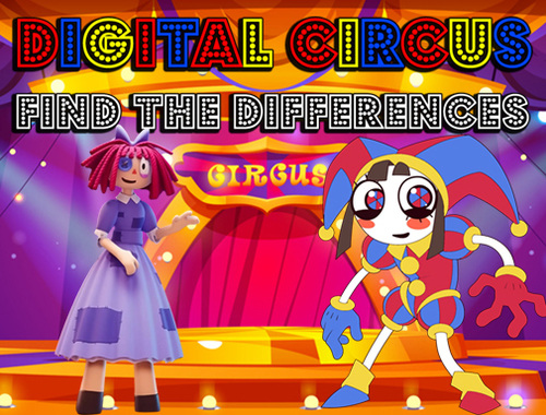 Juego Circus digital encuentra las diferencias  en línea