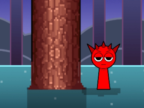 Juego Cortador de madera de sprunki  en línea
