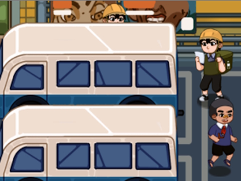 Juego Mermelada de autobuses de rompecabezas de mart  en línea