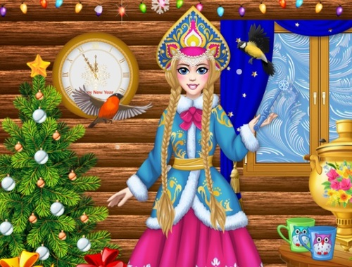 Juego Princesa de hielo ruso de Sneguurochka  en línea