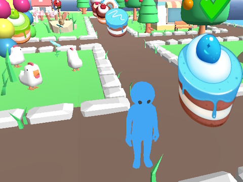 Juego Obby recoge pasteles dulces  en línea