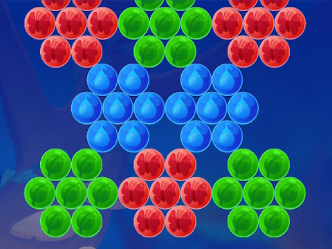 Juego Tirador de manía de burbujas  en línea