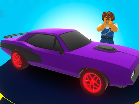 Juego OBBY de la carrera de acrobacias de autos épicos  en línea