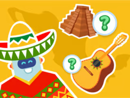 Juego Pregunta de niños: adivina el país  en línea
