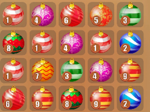 Juego Fusionar el Año Nuevo: ¡Bolas de año nuevo!  en línea