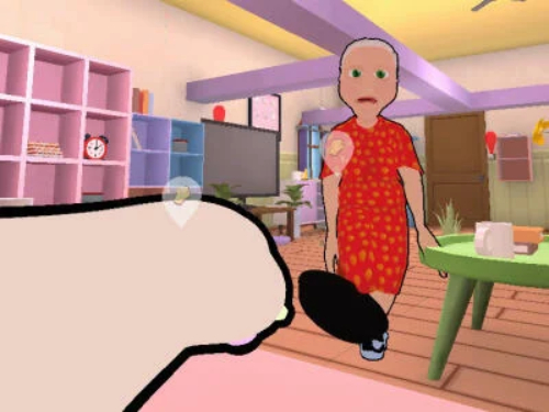 Juego Gato y abuelita: escape  en línea