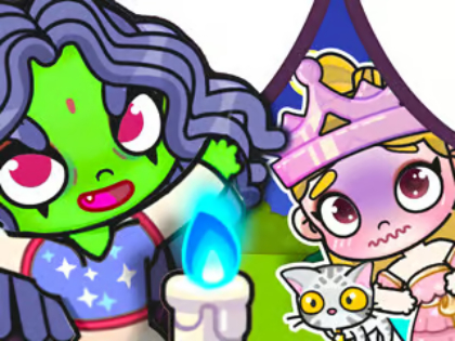 Juego Rompecabezas: Elphaba y Glinda  en línea