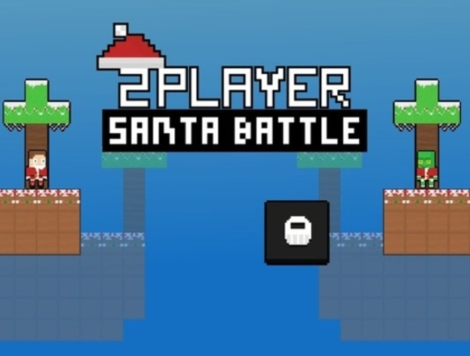 Juego 2 jugadores de batalla de Santa  en línea