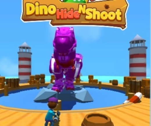 Juego Dino Hide n Shoot en línea