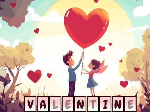 Juego Alphawords ocultos de San Valentín  en línea