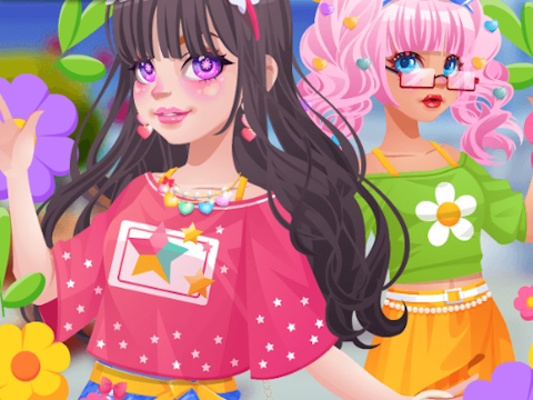Juego Adolescente bonita mirada  en línea