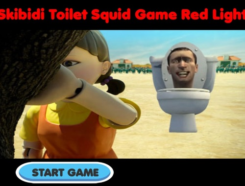Juego Skibidi inodoro juego de calamar rojo  en línea