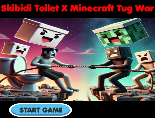 Juego Inodoro skibidi x minecraft remolcador guerra  en línea
