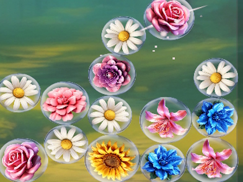 Juego ¡Fusionar flores en 2D!  en línea
