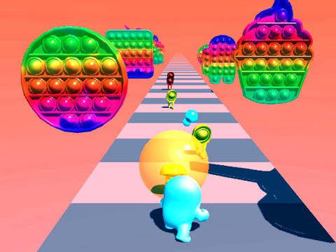 Juego Carrera de burbujas  en línea