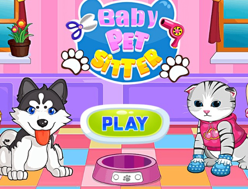 Juego Cuidador de mascotas de bebé  en línea