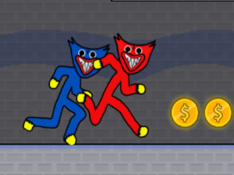 Juego Dúo de fiesta de stickman huggy  en línea
