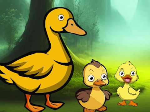 Juego Duck Family Reach Pond en línea