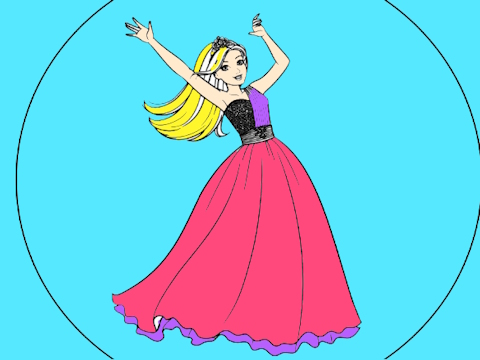 Juego Libros para colorear de Barbie  en línea