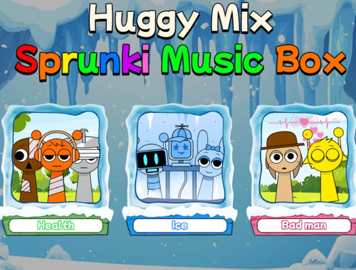 Juego Huggy Mix Sprunki Music Box en línea