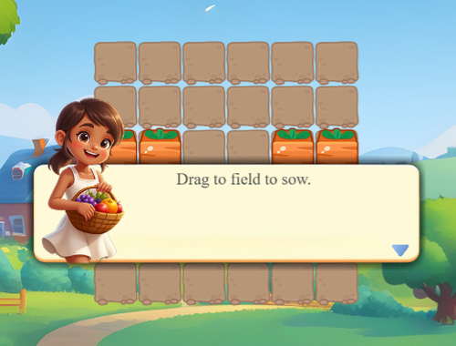Juego Cosecha de verduras  en línea