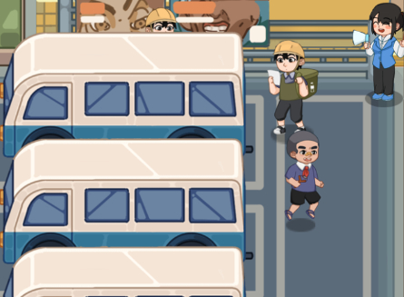 Juego Mermelada de autobuses de rompecabezas de mart  en línea