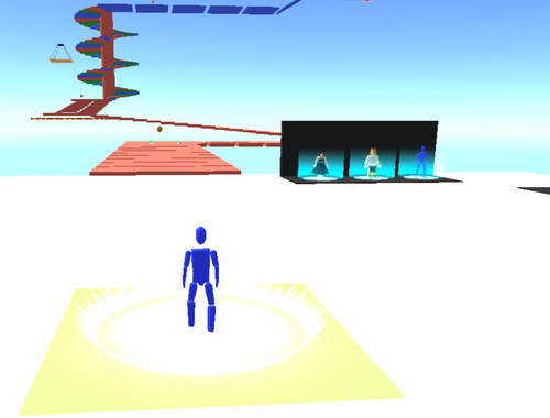 Juego Fácil obby parkour  en línea