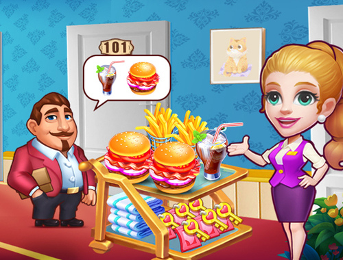 Juego Tycoon de fiebre del hotel  en línea