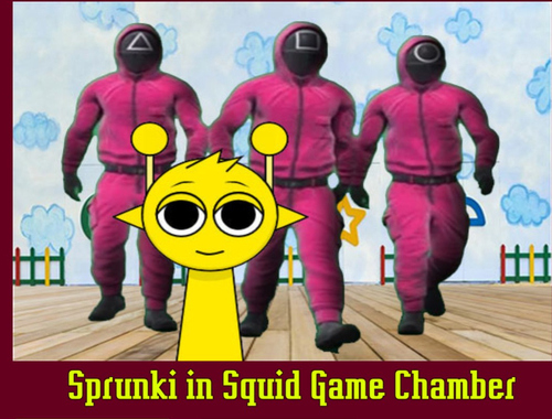 Juego Sprunki en la cámara de juego de calamares  en línea