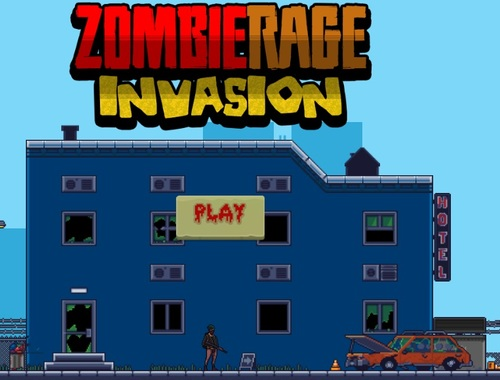 Juego Invasión de ira zombie  en línea