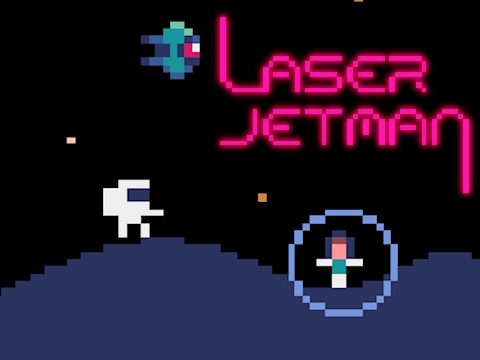 Juego Jetman láser  en línea