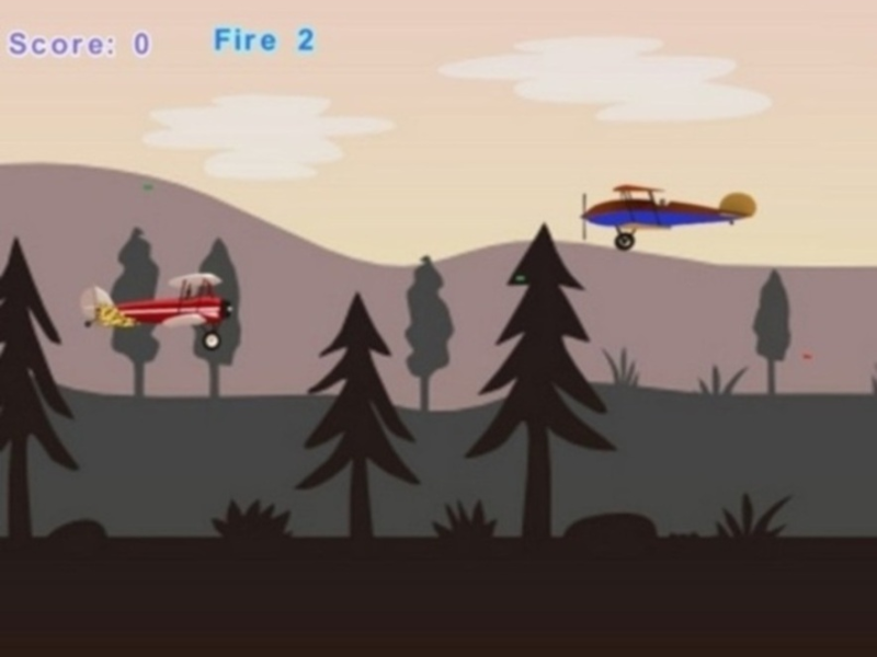 Juego Aviones que disparan  en línea