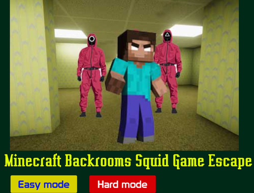 Juego Minecraft Backrooms Escape del juego de calamar  en línea