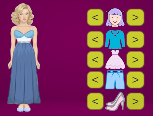 Juego Disfrazar la moda del juego  en línea
