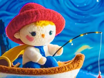 Juego Rompecabezas: pesca nocturna estrellada  en línea