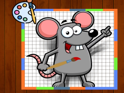 Juego Tiempo de coloración de ratones divertidos  en línea