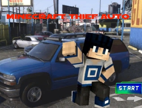 Juego Minecraft Thief Auto  en línea