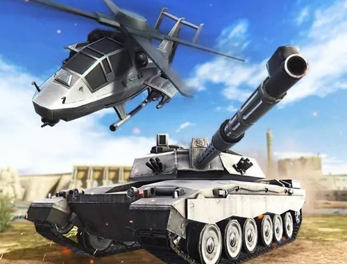 Juego Estrategia de guerra. Tanques y helicópteros  en línea