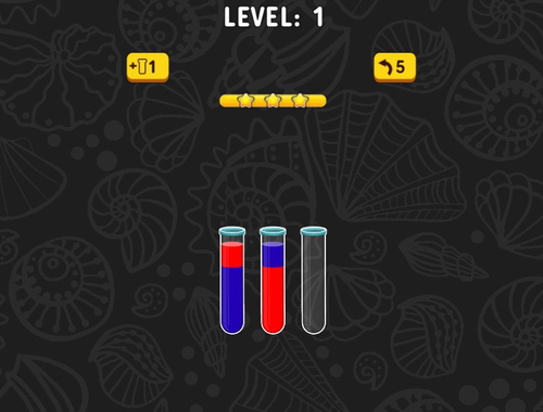 Juego Color Water Sort 3d  en línea