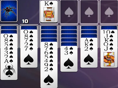 Juego Spades Spider Solitaire  en línea