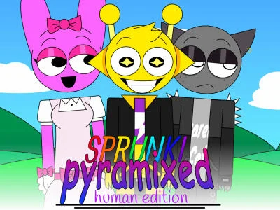 Juego Sprunki Pyramixed: edición humana  en línea