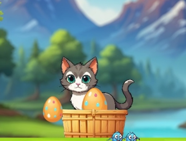 Juego Adventuras hambrientas de gatito  en línea