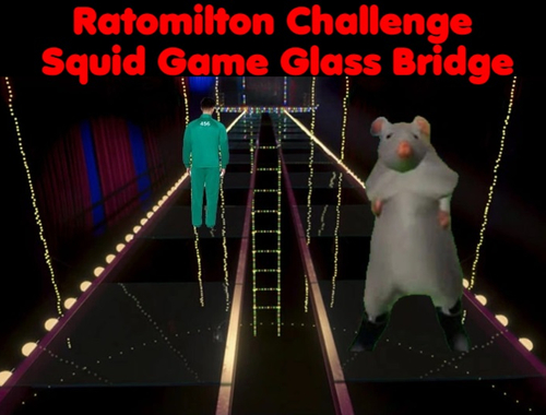Juego Rato Milton Challenge Puente de vidrio de juego de calamar  en línea
