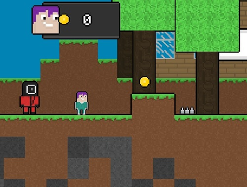 Juego Escape de calamares pero blockworld  en línea
