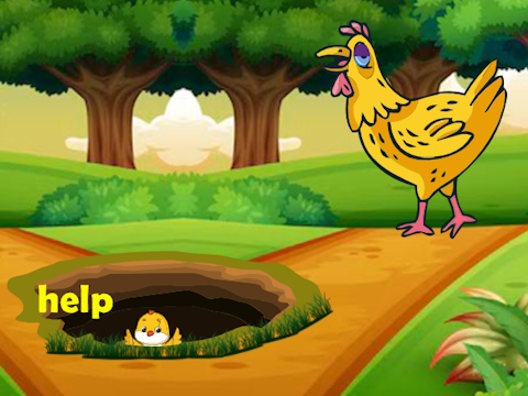 Juego Situación peligrosa Escape de pollitos  en línea