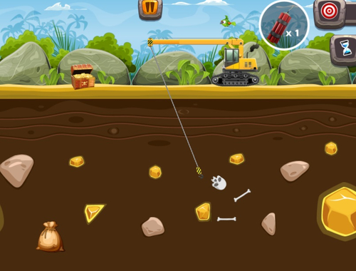 Juego Excavador dorado  en línea