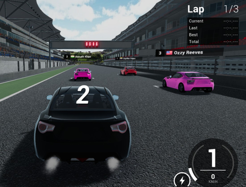 Juego Simulador de carreras GT real  en línea