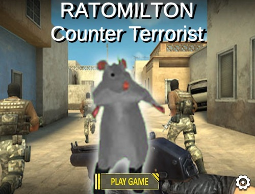 Juego Ratomilton contra terrorista  en línea
