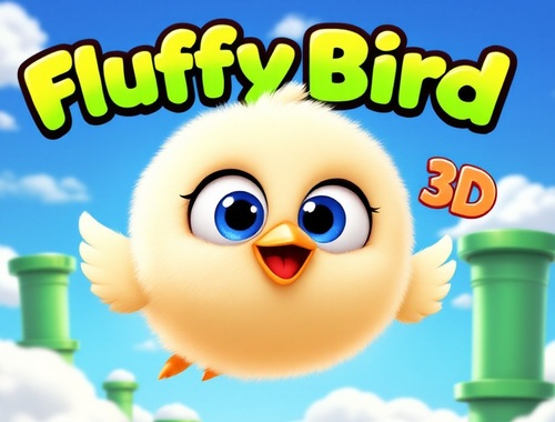 Juego Pájaro esponjoso 3D  en línea